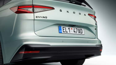 2021 Skoda Enyaq iV - rear close up 