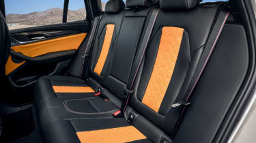 BMW X3 M Competition SUV rear seats