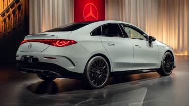 Mercedes CLA Hybrid rear quarter