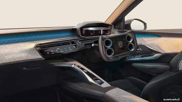 Peugeot 208 render interior