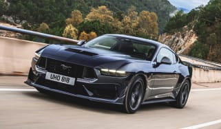 2024 Ford Mustang tracking front quarter