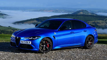 Alfa Romeo Giulia Quadrifoglio front quarter static