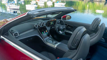 Mercedes CLE Cabriolet interior aerial
