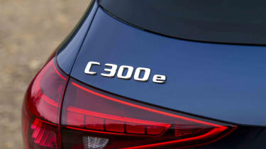 Mercedes C-Class Estate C 300 e boot badge