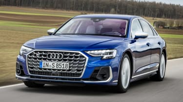 2022 Audi S8 driving - front