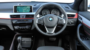 It has a well-designed, well-equipped interior with sat nav as standard