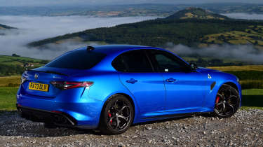 Alfa Romeo Giulia Quadrifoglio rear quarter static