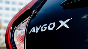 Toyota Aygo X rear badge
