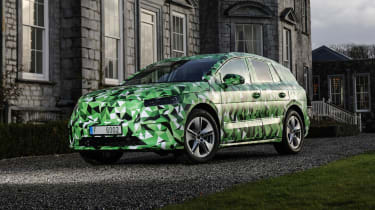 2021 Skoda Enyaq prototype - static 3/4 view