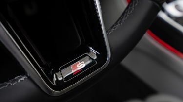 2022 Audi S8 steering wheel badge