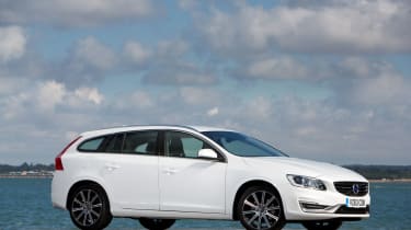 The V60 is low and sleek rather than big and boxy