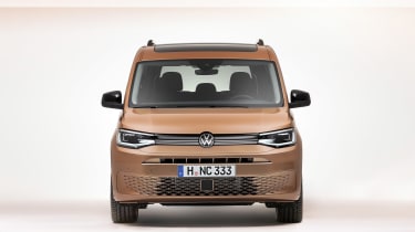 Volkswagen Caddy in brown - front view
