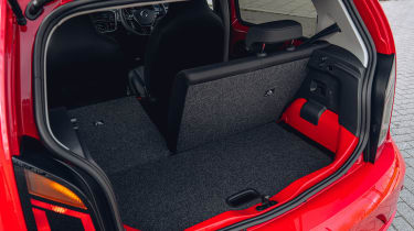 Volkswagen up! hatchback boot - false floor in place