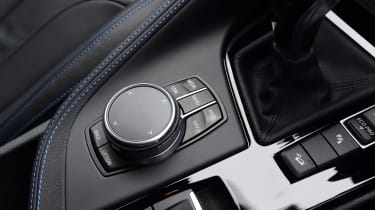 BMW X2 SUV control wheel