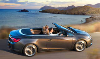 Vauxhall Cascada 2013 side with top down