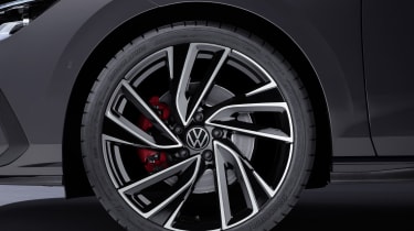 2020 Volkswagen Golf GTD - front alloy wheel close up 