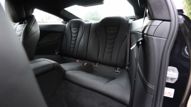 BMW 840d rear seats
