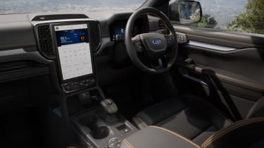 2022 Ford Ranger interior detail