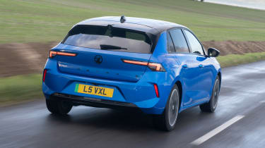 Vauxhall Astra Electric rear 3/4 tracking