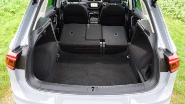 Volkswagen Tiguan SUV boot seats folded down
