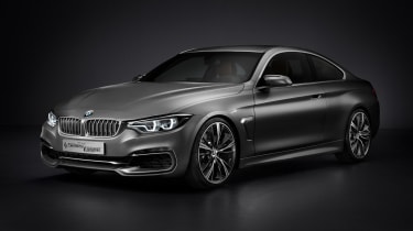 BMW 4 Series Coupe 2013 front quarter