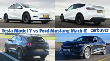 Tesla Model Y vs Ford Mustang Mach-E header