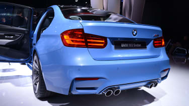 BMW M3 saloon 2014 rear static