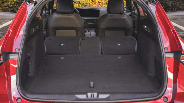 Vauxhall Astra Electric Sports Tourer boot seats folded