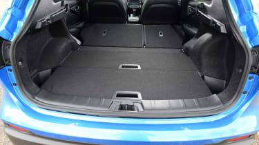 Nissan Qashqai - rear boot space with rear seats folded 