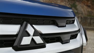Mitsubishi ASX SUV front badge