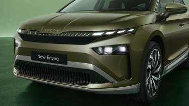 2025 Skoda Enyaq SUV front bumper