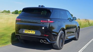 2024 Range Rover Sport SV rear quarter tracking