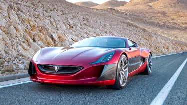 The Rimac Concept One can cover the 0-60mph dash in 2.5 seconds