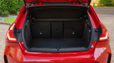 BMW M135i xDrive - boot space with seats up