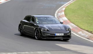 Spy shot of secretly tested future car