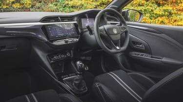 Vauxhall Corsa facelift front seats