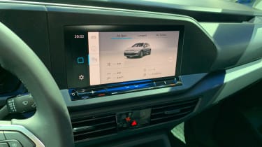 Volkswagen Caddy infotainment screen