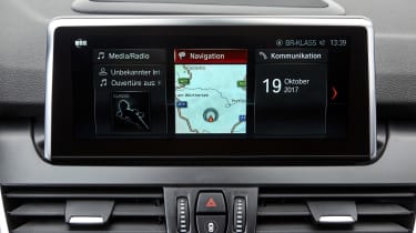 BMW 2 Series Gran Tourer infotainment screen
