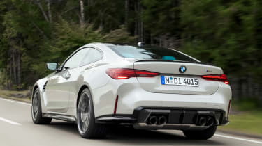 2024 BMW M4 Competition tracking rear