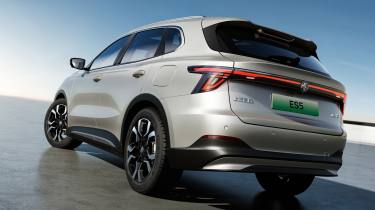 New MG electric SUV rear quarter