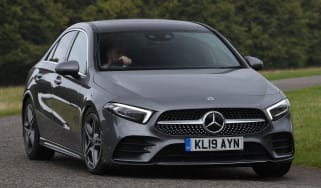 Mercedes A-Class saloon front cornering