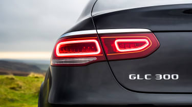 Mercedes GLC Coupe SUV rear lights