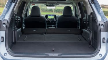 Toyota Highlander SUV boot with two seats