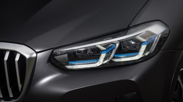 BMW X3 SUV headlights