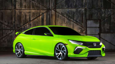A broad range of colours will be available on the new Honda Civic
