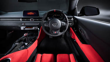 Toyota GR Supra Final Edition interior