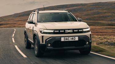 Dacia Duster UK front handling