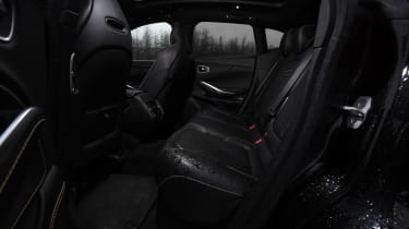 Aston Martin DBX prototype rear seats
