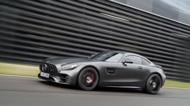 Sitting between the GT S and R, the Mercedes-AMG GT C produces 549bhp