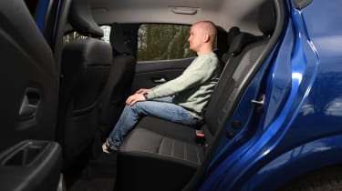 Dacia Sandero hatchback rear seats staff